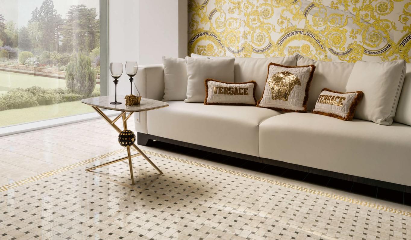 керамогранит фабрики Versace коллекция Meteorite