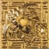 Плитка Versace Palace Gold Girospecchio Medusa Gold 7x7 см, поверхность полированная, рельефная
