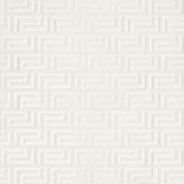 Плитка Versace Palace Gold Modulo Greca White Levigato 39.4x39.4 см, поверхность полированная, рельефная
