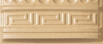 Плитка Versace Palace Gold Terminale Colonna Cream 8x19.7 см, поверхность полированная, рельефная