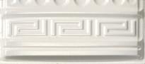 Плитка Versace Palace Gold Terminale Colonna White 8x19.7 см, поверхность полированная, рельефная