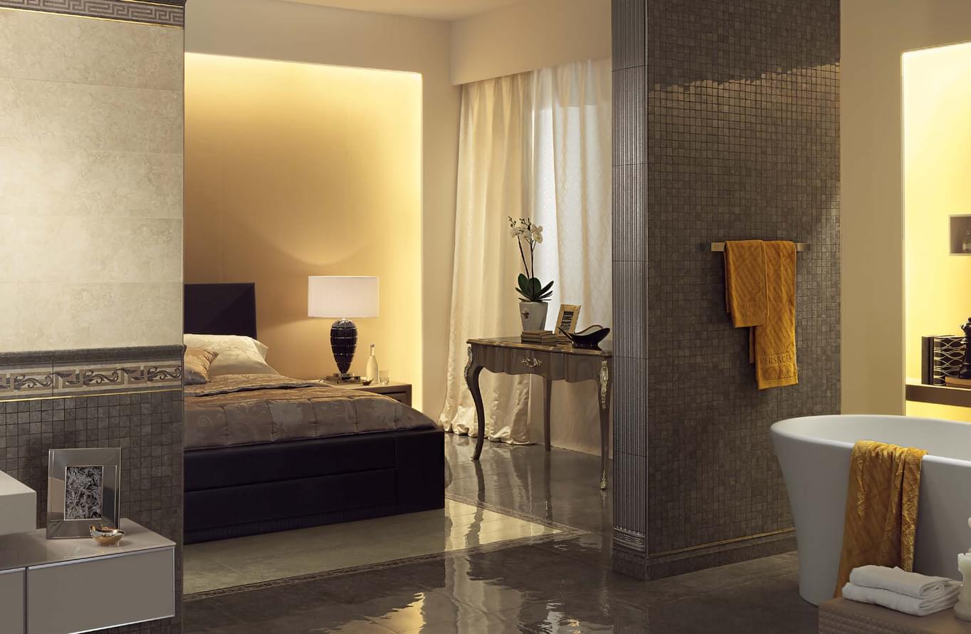 керамогранит фабрики Versace коллекция Palace Gold