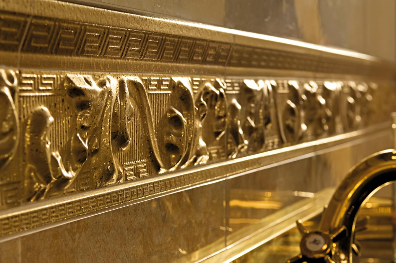 керамогранит фабрики Versace коллекция Palace Gold