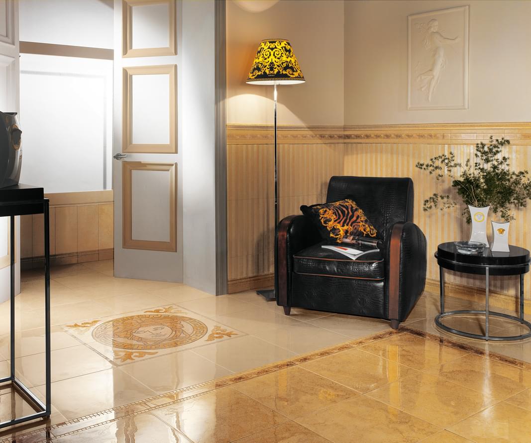 керамогранит фабрики Versace коллекция Palace Gold