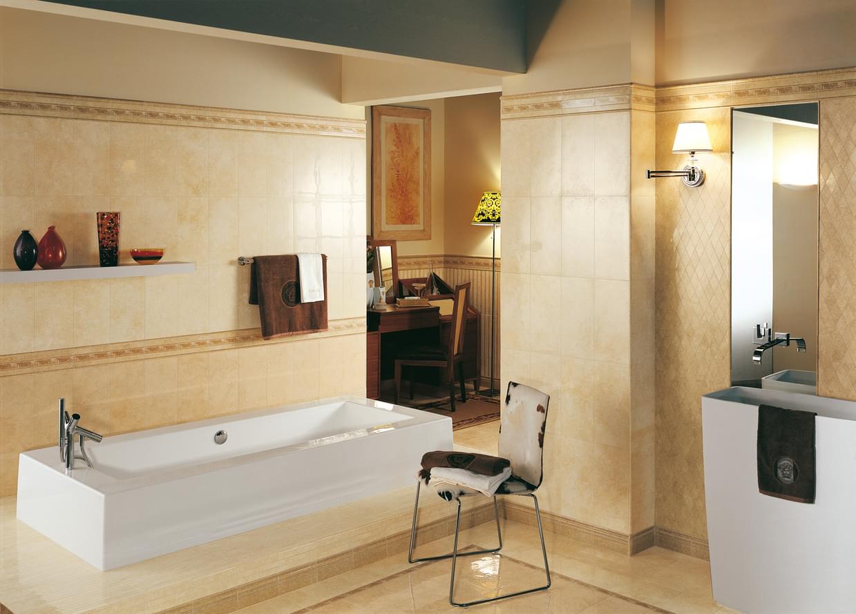 керамогранит фабрики Versace коллекция Palace Gold