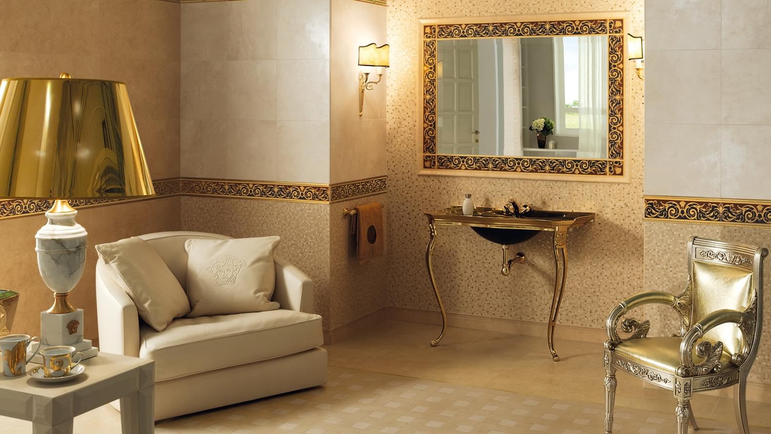 керамика фабрики Versace коллекция Vanitas