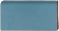 Плитка Via Special Issue Unis 10-17 Sockel 40 Blau 12x20 см, поверхность матовая