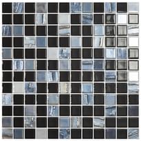 Плитка Vidrepur Astra Black 31.7x31.7 см, поверхность глянец