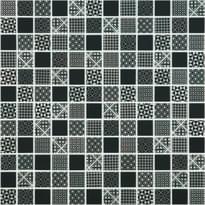 Плитка Vidrepur Born Black 31.7x31.7 см, поверхность матовая