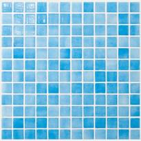 Плитка Vidrepur Colors Dot Niebla Azul Turquesa 31.7x39.6 см, поверхность глянец