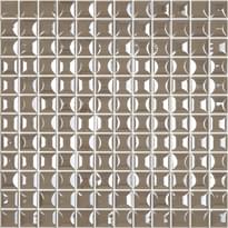 Плитка Vidrepur Elements Edna Coffee 31.7x31.7 см, поверхность глянец, рельефная