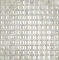 Плитка Vidrepur Elements Edna White 31.7x31.7 см, поверхность глянец, рельефная