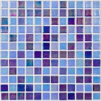 Плитка Vidrepur Shell Mix Deep Blue 552/555 31.7x31.7 см, поверхность микс