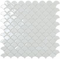 Плитка Vidrepur Soul White 30.7x31.7 см, поверхность глянец