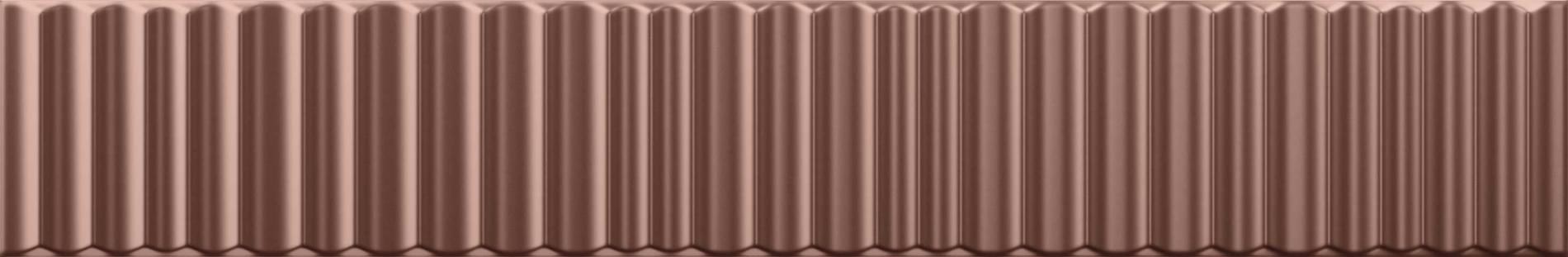 Плитка Vilar Albaro Metallica Bronce 5x30 см, поверхность глянец, рельефная