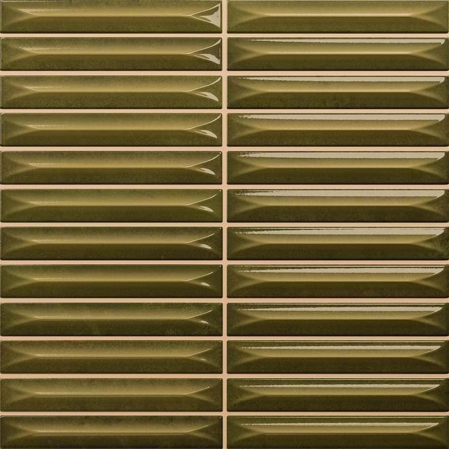 Плитка Vilar Arbaro Nairobi Arrow Moss 20x20 см, поверхность глянец, рельефная