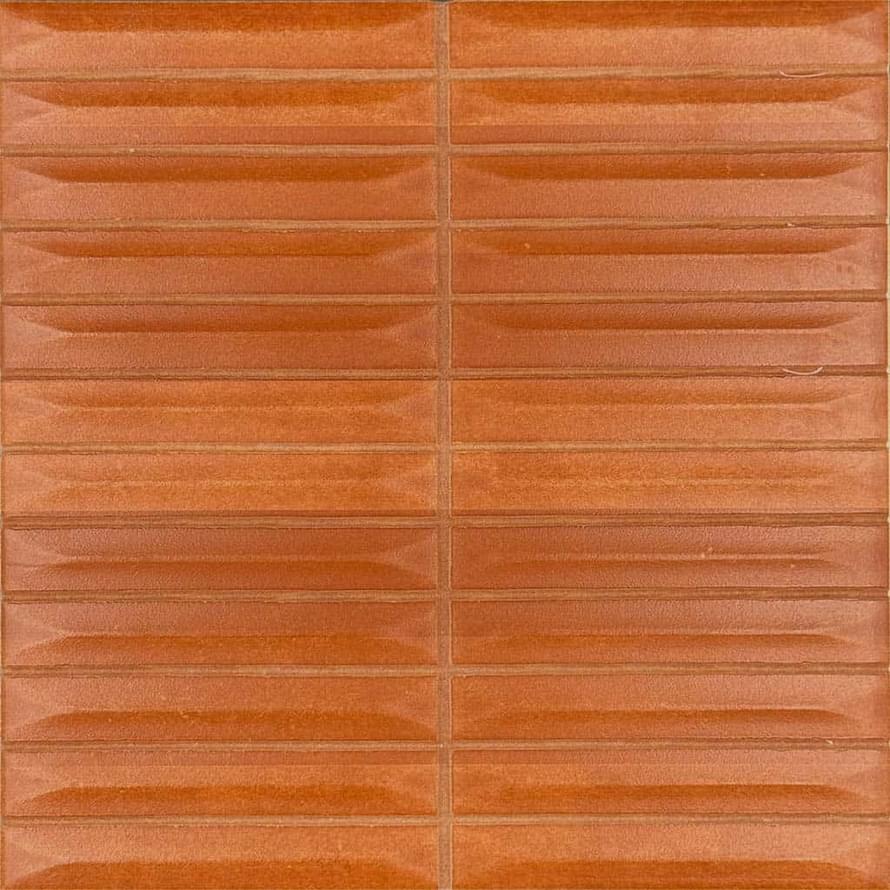 Плитка Vilar Arbaro Terre Arrow Tandoori 20x20 см, поверхность матовая, рельефная