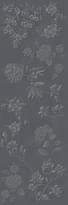 Плитка Villeroy Boch Jardin Grey Flower Decor Matt Rect 40x120 см, поверхность матовая, рельефная