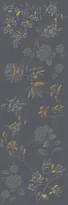Плитка Villeroy Boch Jardin Grey Pvd Decor Matt Rect 40x120 см, поверхность матовая, рельефная