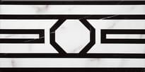 Плитка Villeroy Boch New Tradition Черно-Белый Декор 1 15x30 см, поверхность глянец