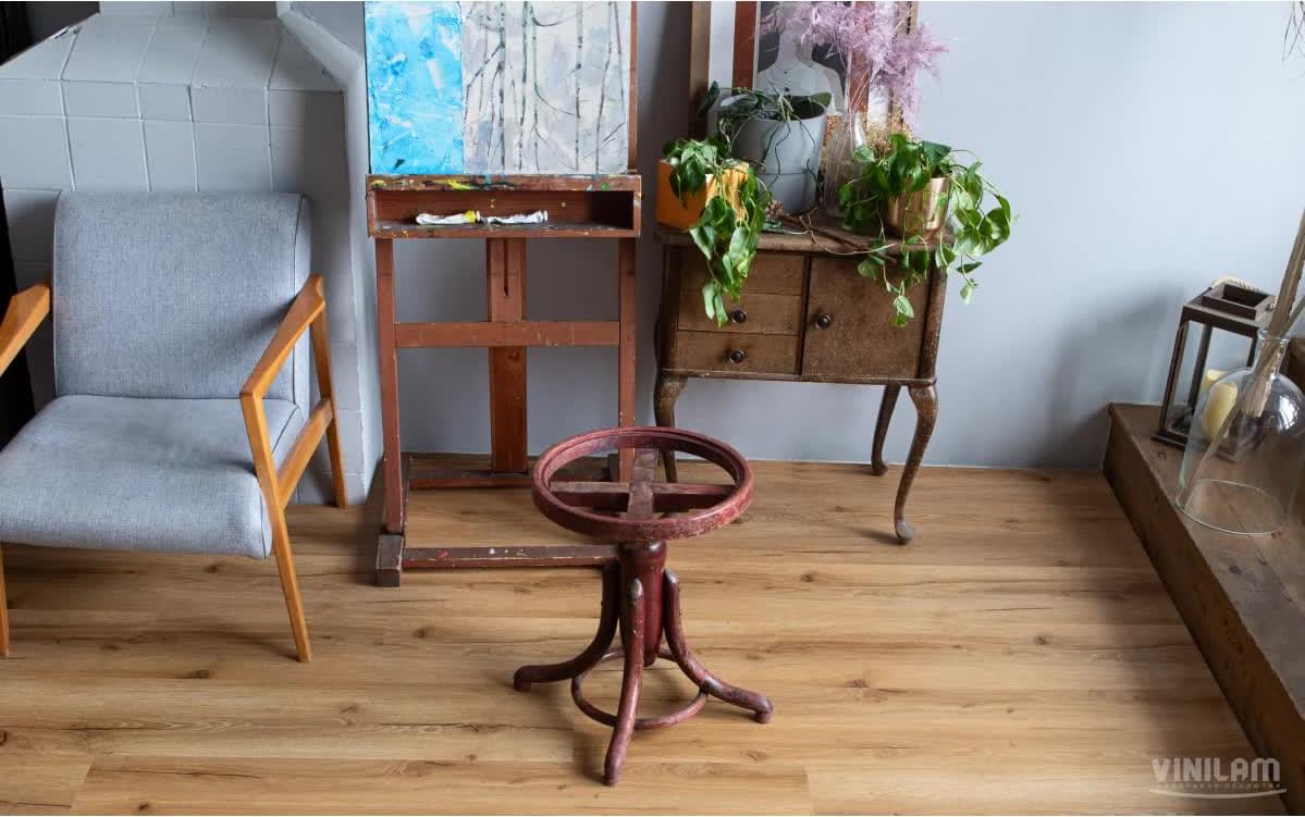 WPC фабрики Vinilam коллекция Cork Premium