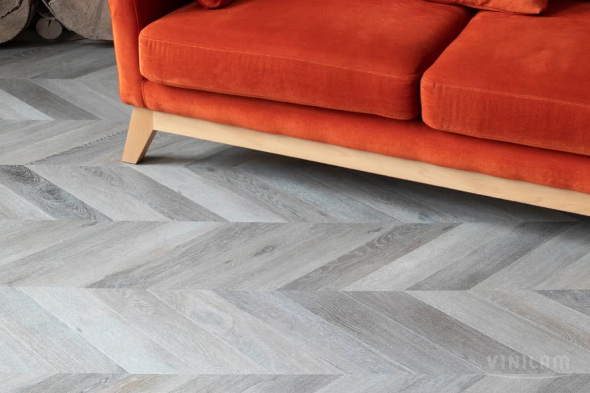 LVT фабрики Vinilam коллекция Parquet Chevron Glue