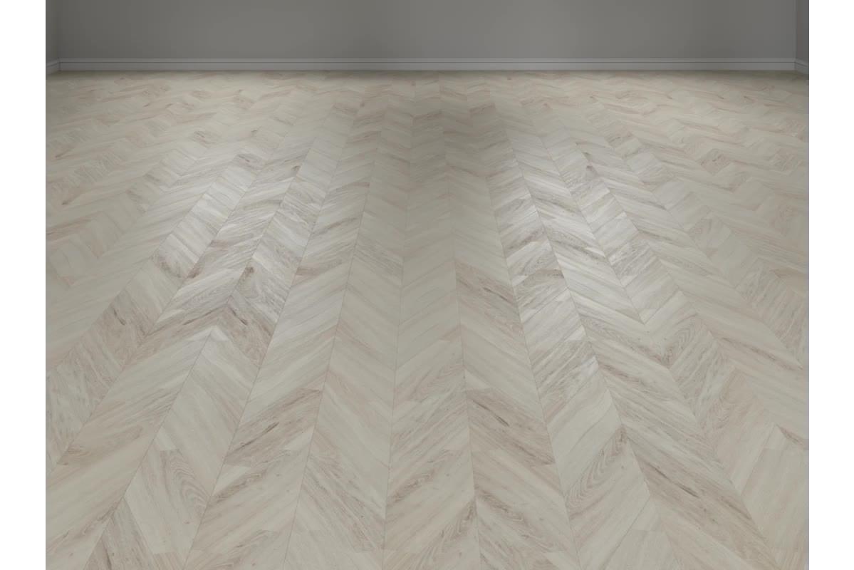 Vinilam Parquet Chevron Glue Шеврон Бриссак 11.5x69 см, поверхность нет, рельефная