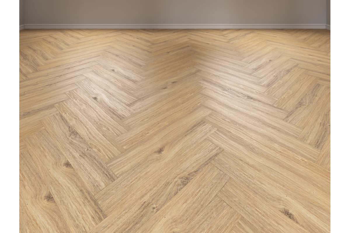 Vinilam Parquet Herringbone Glue Монпелье 15.24x76.2 см, поверхность нет, рельефная