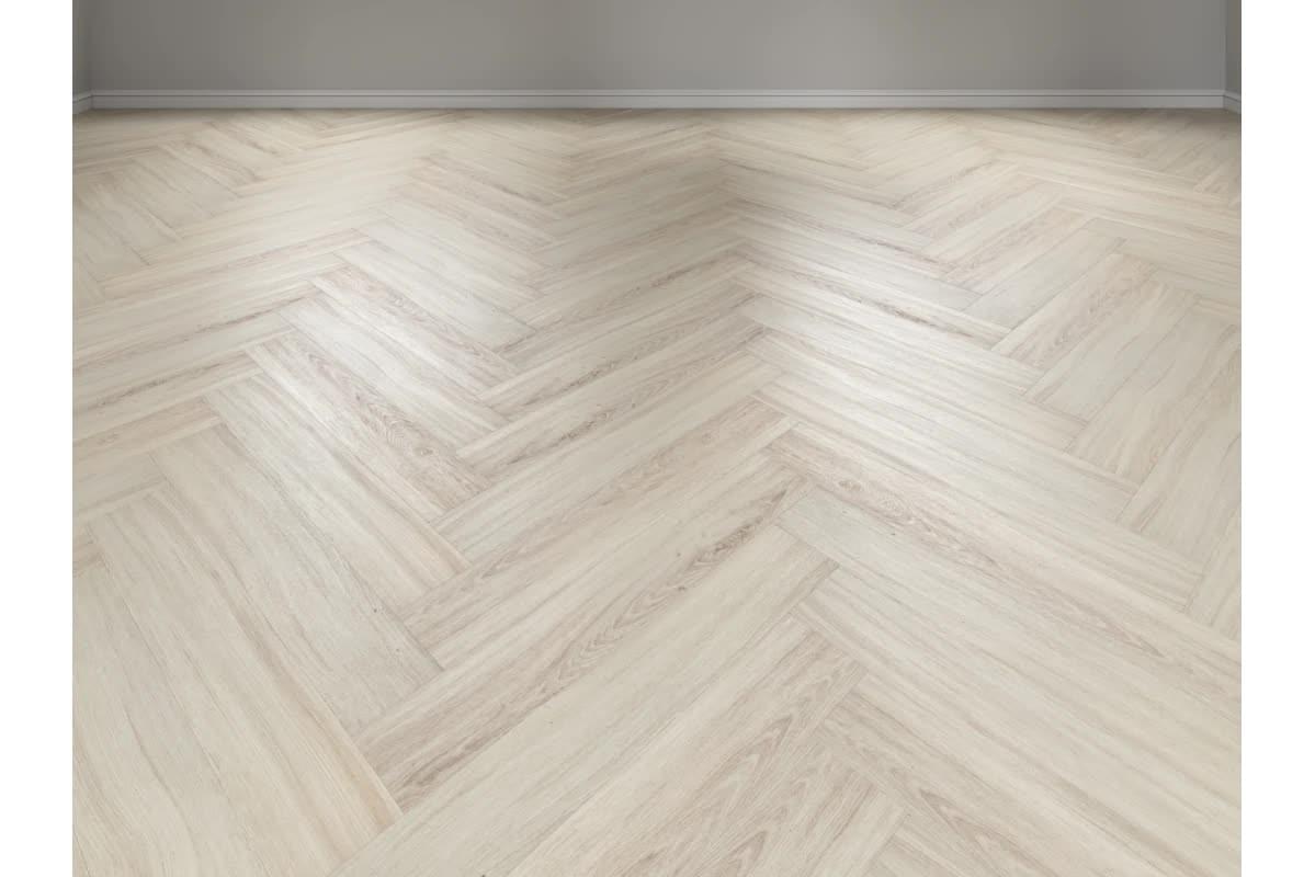 Vinilam Parquet Herringbone Glue Санторини 15.24x76.2 см, поверхность нет, рельефная