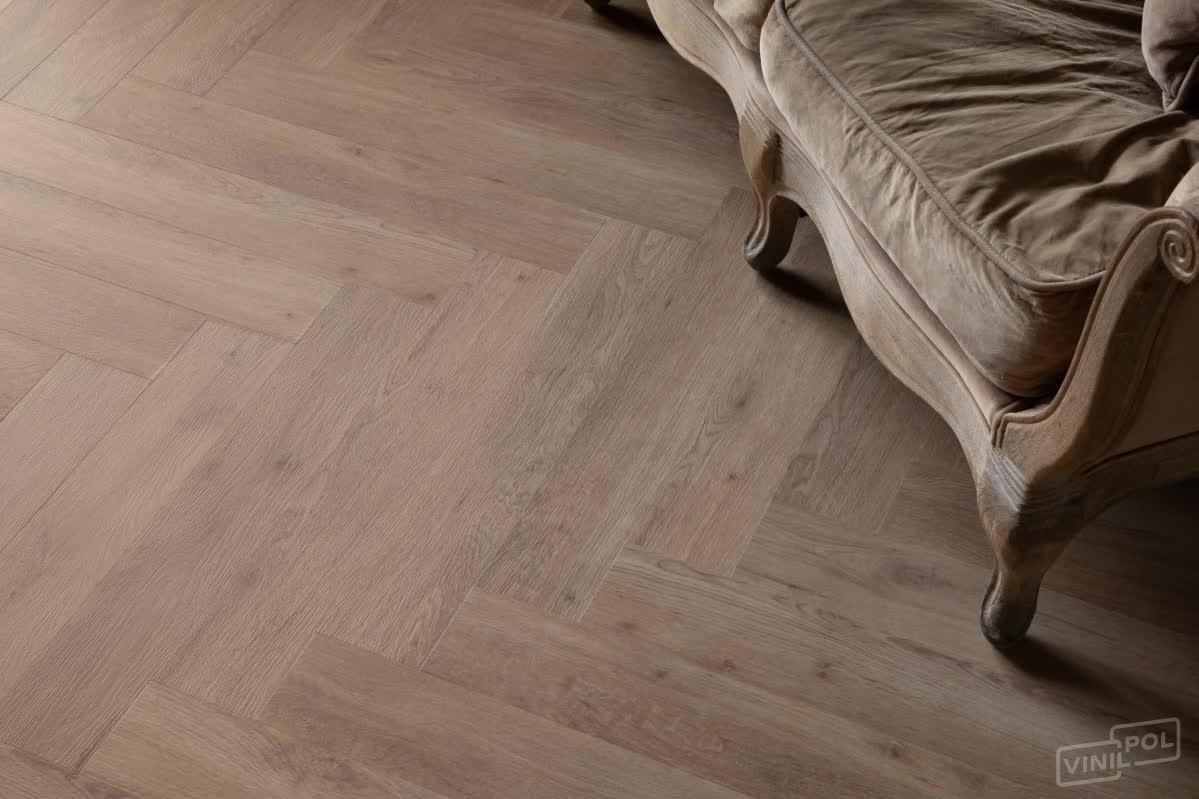LVT фабрики Vinilam коллекция VinilPol Herringbone Glue