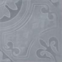 Плитка VitrA Beton X Dark Grey Decor 15x15 см, поверхность матовая, рельефная