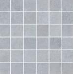 Плитка VitrA Beton X Light Grey Cut Mosaic 30x30 см, поверхность матовая, рельефная