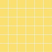Плитка VitrA Color Ral 0808060 Yellow Matt Dm 5x5 30x30 см, поверхность матовая