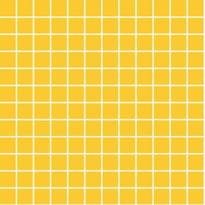 Плитка VitrA Color Ral 0808060 Yellow R10A Nn 2.5x2.5 30x30 см, поверхность матовая, рельефная