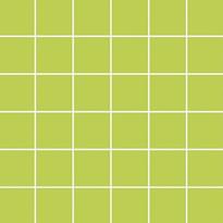 Плитка VitrA Color Ral 1008080 Lime Green Glossy Dm 5x5 30x30 см, поверхность глянец