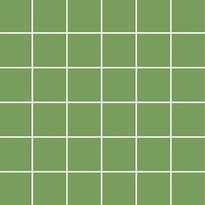 Плитка VitrA Color Ral 1105050 Green Glossy Dm 5x5 30x30 см, поверхность глянец