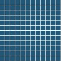Плитка VitrA Color Ral 2404020 Ocean Blue Glossy Nn 2.5x2.5 30x30 см, поверхность глянец