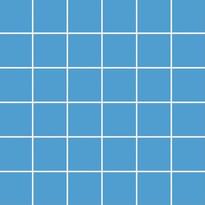 Плитка VitrA Color Ral 2606030 Cool Blue Glossy Dm 5x5 30x30 см, поверхность глянец