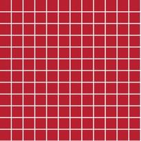 Плитка VitrA Color Ral 3000 Red Glossy Dm 2.5x2.5 30x30 см, поверхность глянец