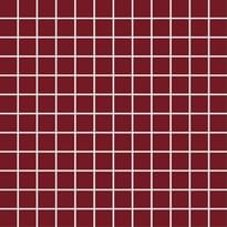 Плитка VitrA Color Ral 3004 Burgundy Matt Dm 2.5x2.5 30x30 см, поверхность матовая