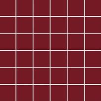Плитка VitrA Color Ral 3004 Burgundy Matt Dm 5x5 30x30 см, поверхность матовая
