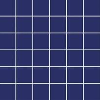 Плитка VitrA Color Ral 5002 Cobalt Blue R10B Nn 5x5 30x30 см, поверхность матовая, рельефная