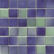Плитка VitrA Colorline Dark Blue-Green Mix 8 Glossy Nn 5x5 30x30 см, поверхность глянец