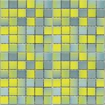 Плитка VitrA Colorline Yellow-Blue Mix 4 Glossy Dm 2.5x2.5 30x30 см, поверхность глянец