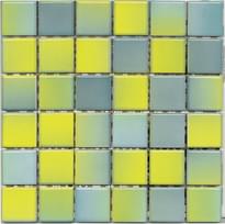 Плитка VitrA Colorline Yellow-Blue Mix 4 Glossy Dm 5x5 30x30 см, поверхность глянец