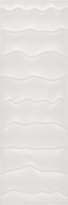 Плитка VitrA Futura XL Futura White 3D Decor Matt Rect 33x100 см, поверхность матовая, рельефная