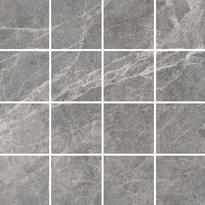 Плитка VitrA Marmostone Мозаика Темно-Серый Лаппато 7.5x7.5 30x30 см, поверхность полуполированная