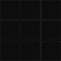 Плитка VitrA Miniworx Ral 0001500 Black Bumpy Glossy Nn 10x10 30x30 см, поверхность глянец, рельефная