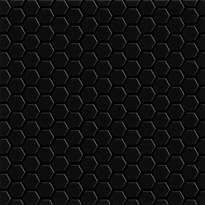 Плитка VitrA Miniworx Ral 0001500 Black Hexagon Matt Nn 2.5x2.5 30x30 см, поверхность матовая