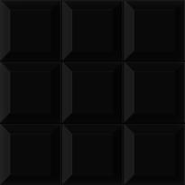 Плитка VitrA Miniworx Ral 0001500 Black Metro Glossy Nn 10x10 30x30 см, поверхность глянец